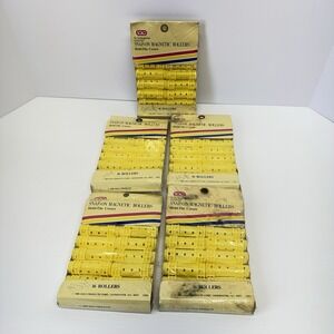 Vintage 1988 Solo Magnetic Hair Rollers Plastic NOS #22892 5 Pack Lot Yellow